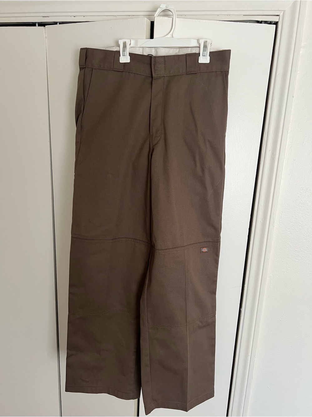 Dickies Double Knee Wide Leg Brown Pants